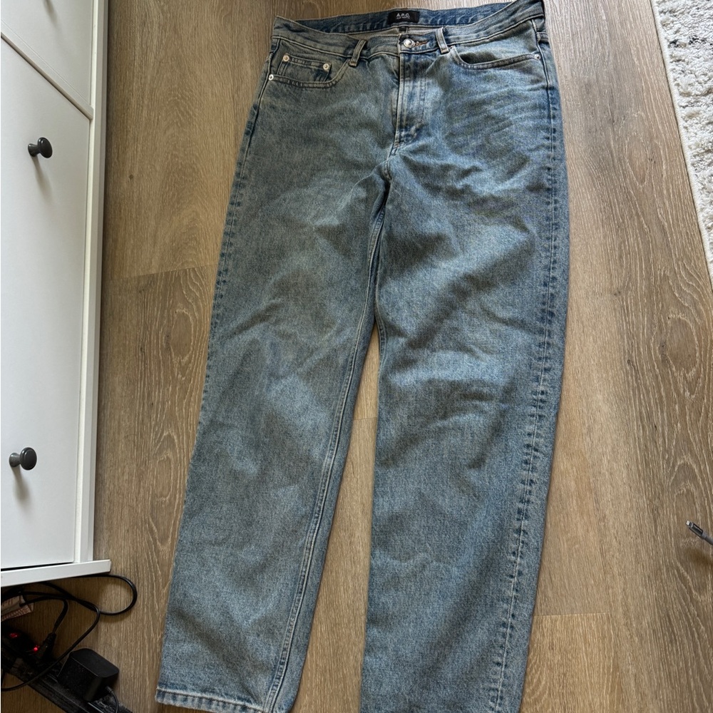A.P.C. Relaxed Fit Gray Jeans